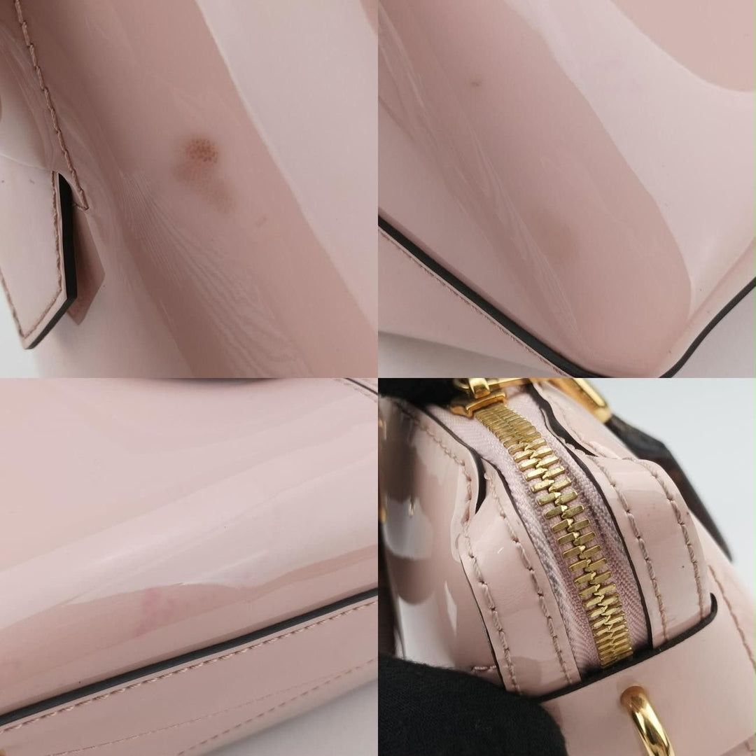 Louis Vuitton Rose Ballerine Vernis Miroir Tote Bag
