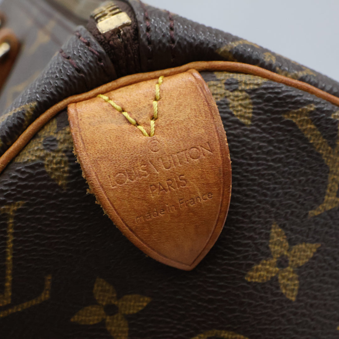 Louis Vuitton Brown Monogram Speedy 40 Handbag