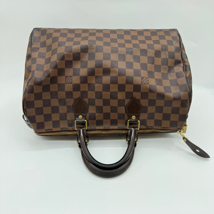 Louis Vuitton Speedy 35 Brown Damier Handbag