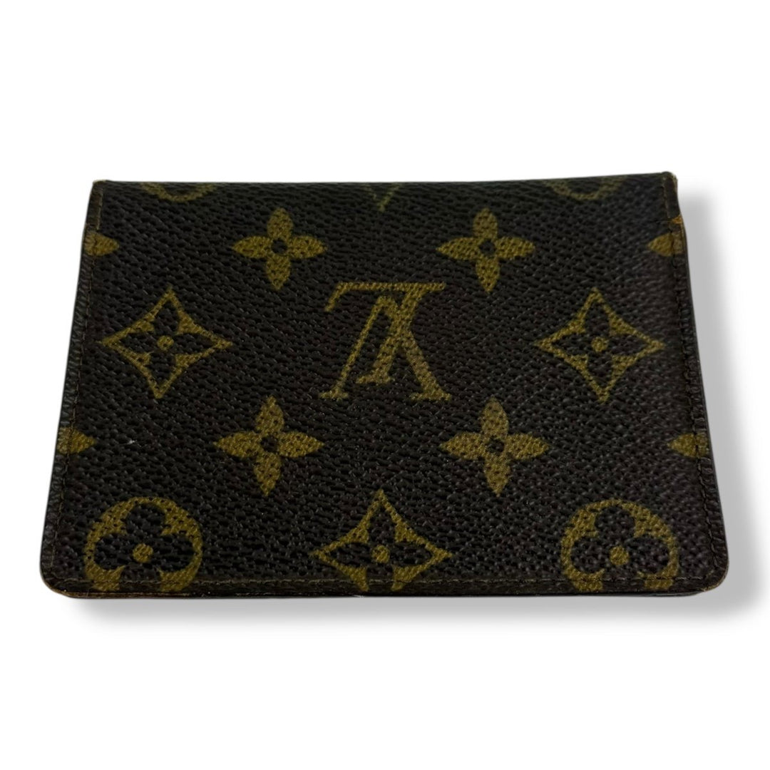Louis Vuitton Vintage Brown Monogram Card Wallet