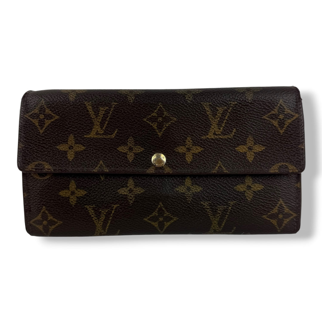Louis Vuitton Vintage Sarah Brown Monogram Femme Wallet 7721