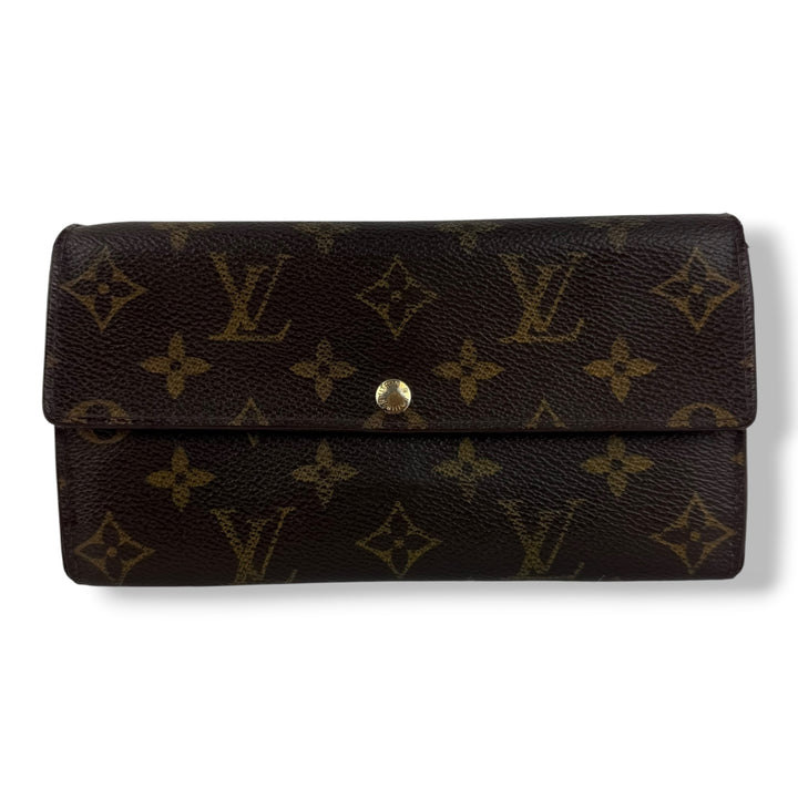 Louis Vuitton Vintage Sarah Brown Monogram Femme Wallet 7721