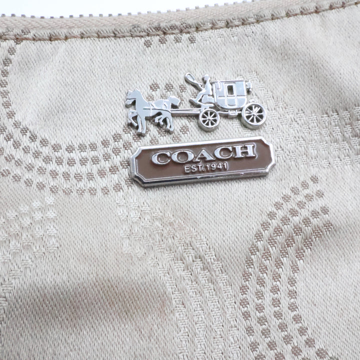 Coach Beige Madison Hobo Handbag