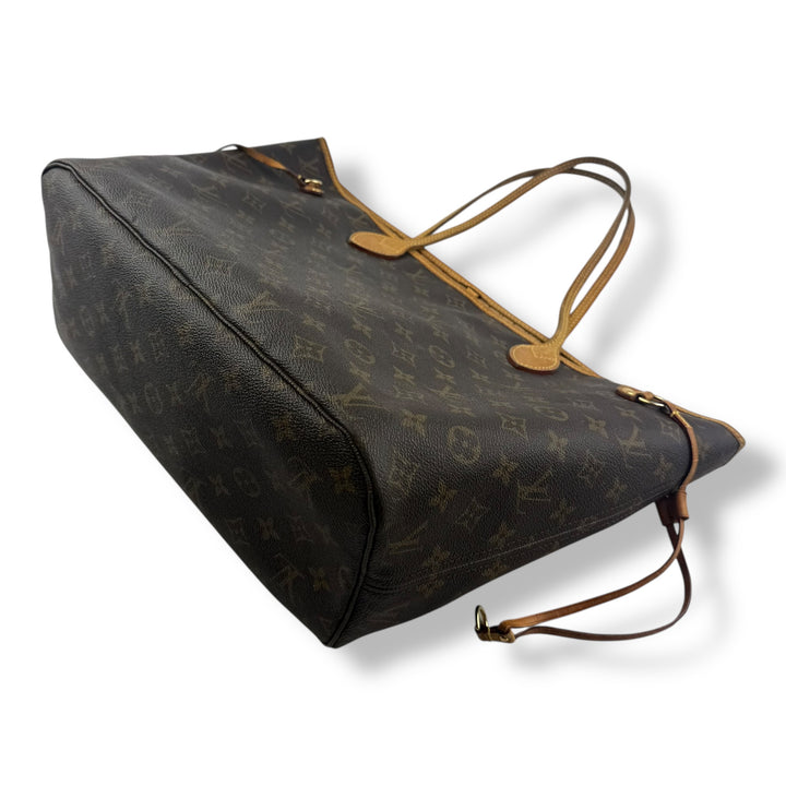Louis Vuitton Brown Monogram Neverfull MM Handbag
