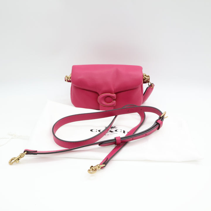 Coach Pillow Tabby 18 Pink Leather Handbag