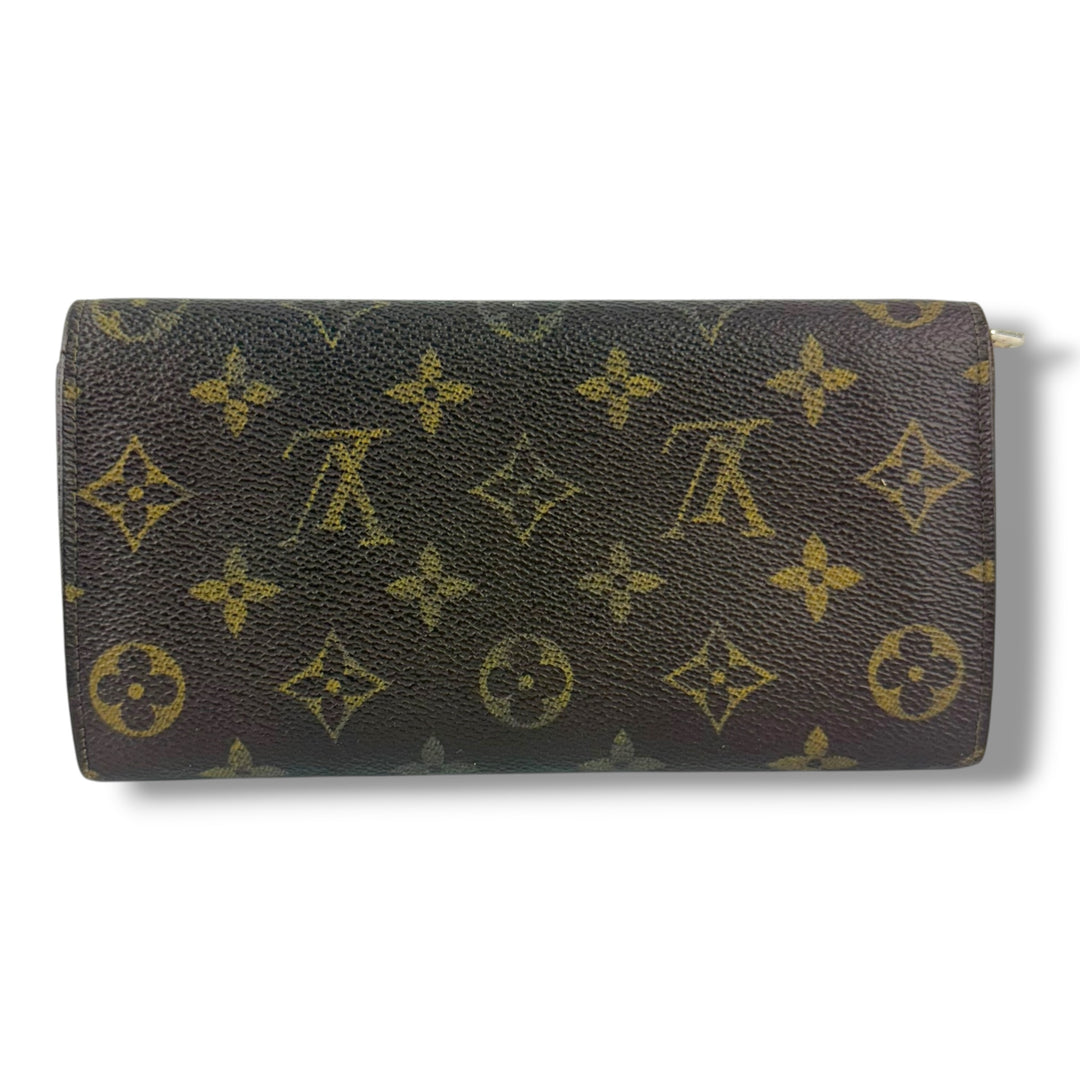 Louis Vuitton Sarah Brown Monogram Femme Wallet
