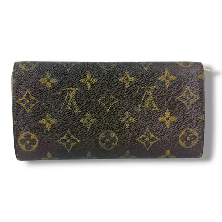 Louis Vuitton Sarah Brown Monogram Femme Wallet
