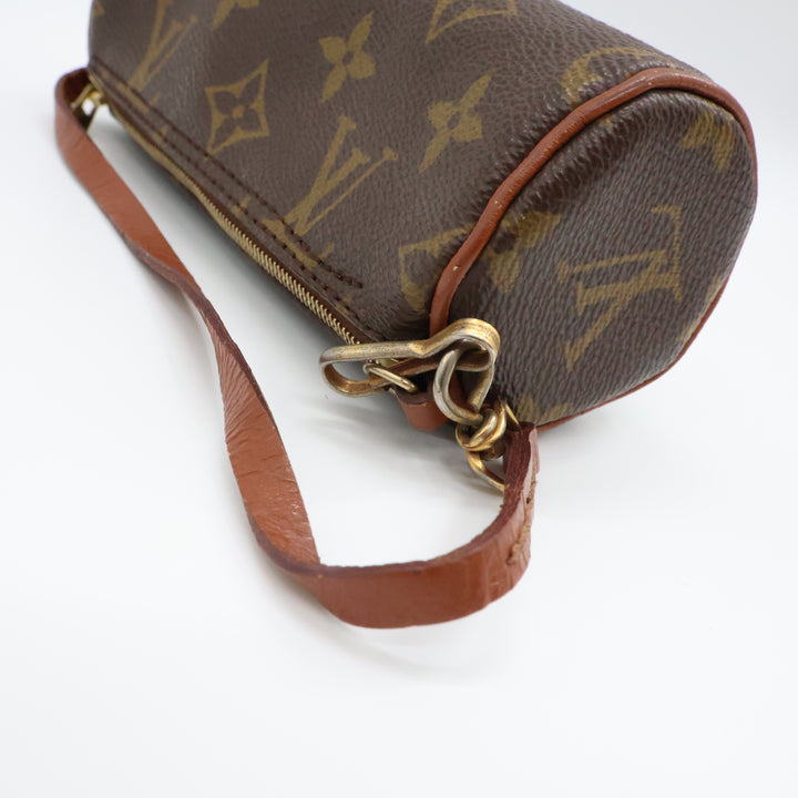 Louis Vuitton Vintage Brown Monogram Mini Papillon Pouch