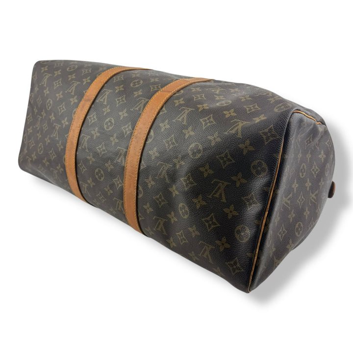 Louis Vuitton Vintage Brown Monogram 50 Keepall Duffle Bag