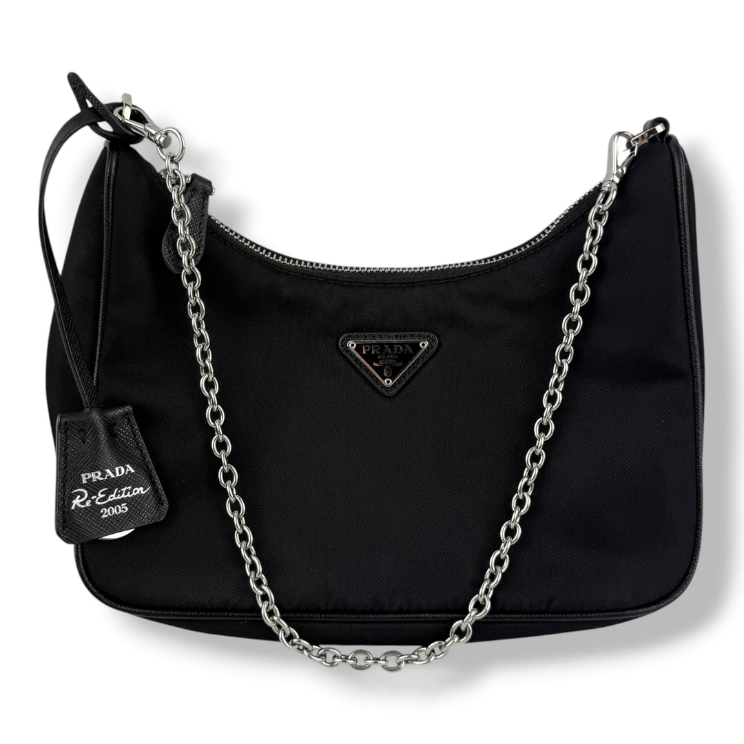 Prada Re-Editon 2005 Black Re-Nylon Handbag