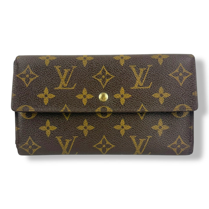 Louis Vuitton Trifold Brown Monogram Femme Wallet