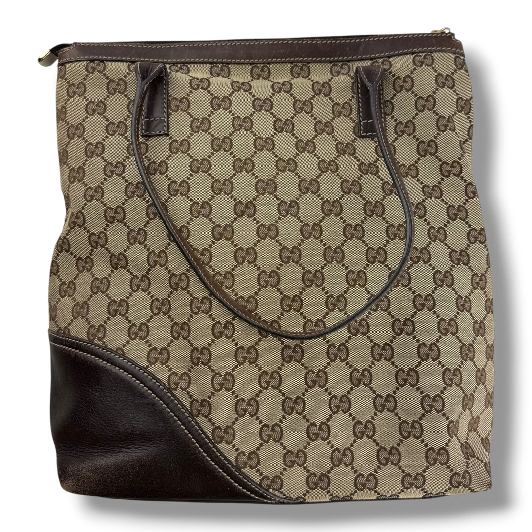 Gucci GG Canvas Beige / Brown Britt Tote Bag