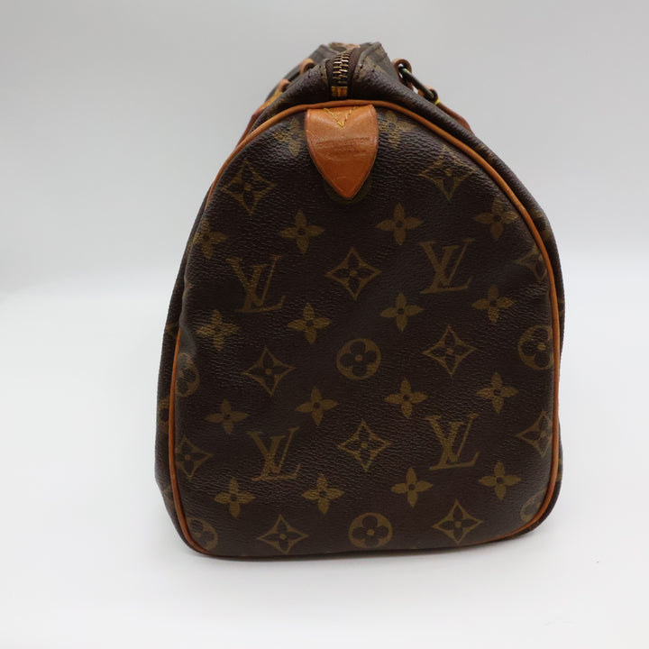 Louis Vuitton Speedy 30 Brown Monogram Handbag