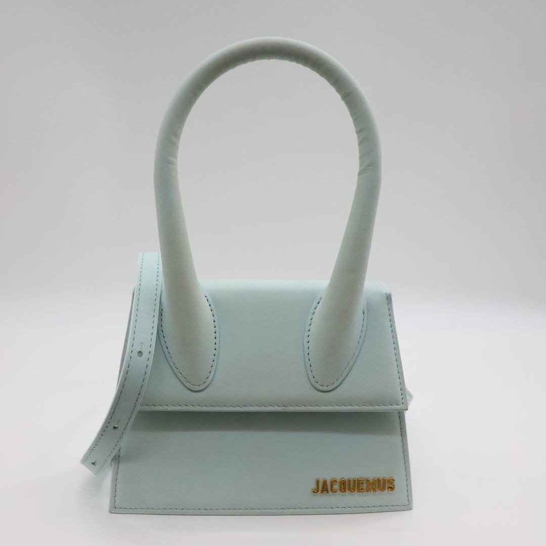 Jacquemus Le Chiquito Medium Light Blue Moyen Crossbody Handbag
