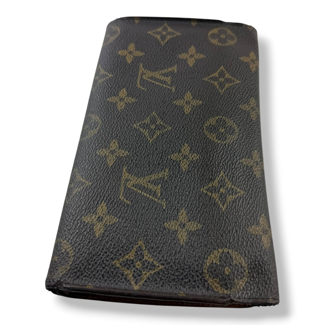 Louis Vuitton Vintage Trifold Brown Monogram Femme Wallet