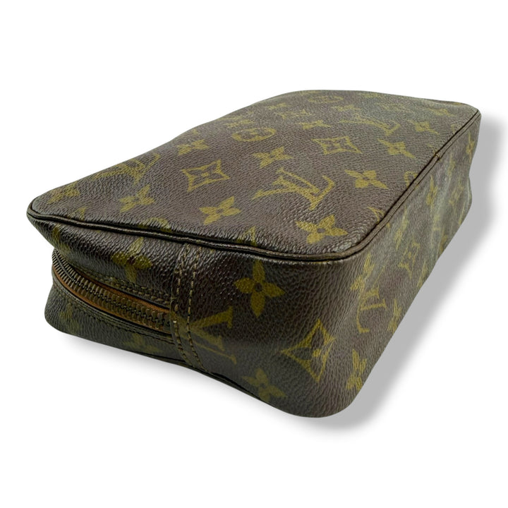 Louis Vuitton Toiletry Wash Bag Brown Monogram Toiletry Pouch