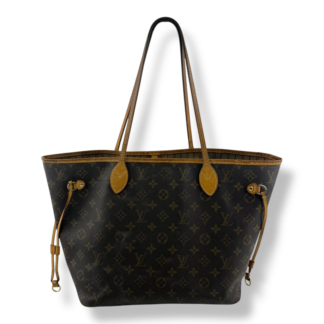 Louis Vuitton Brown Monogram Neverfull MM Handbag