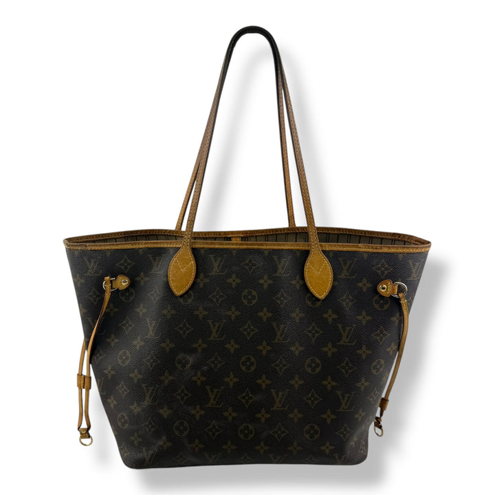 Louis Vuitton Brown Monogram Neverfull MM Handbag