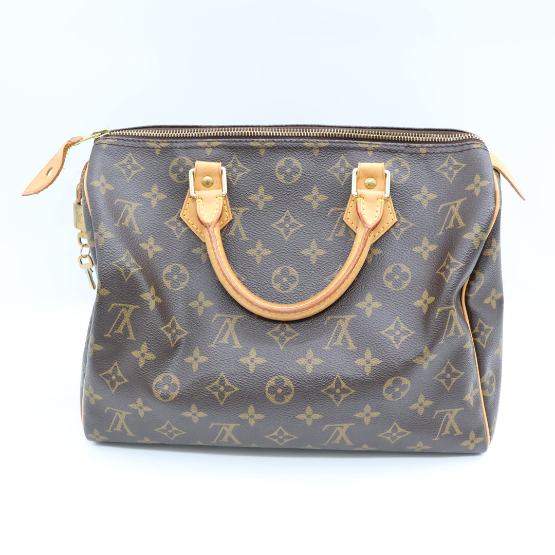 Louis Vuitton Speedy 30 Brown Monogram Handbag