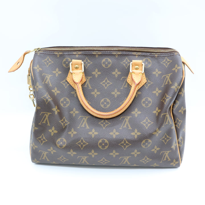 Louis Vuitton Speedy 30 Brown Monogram Handbag