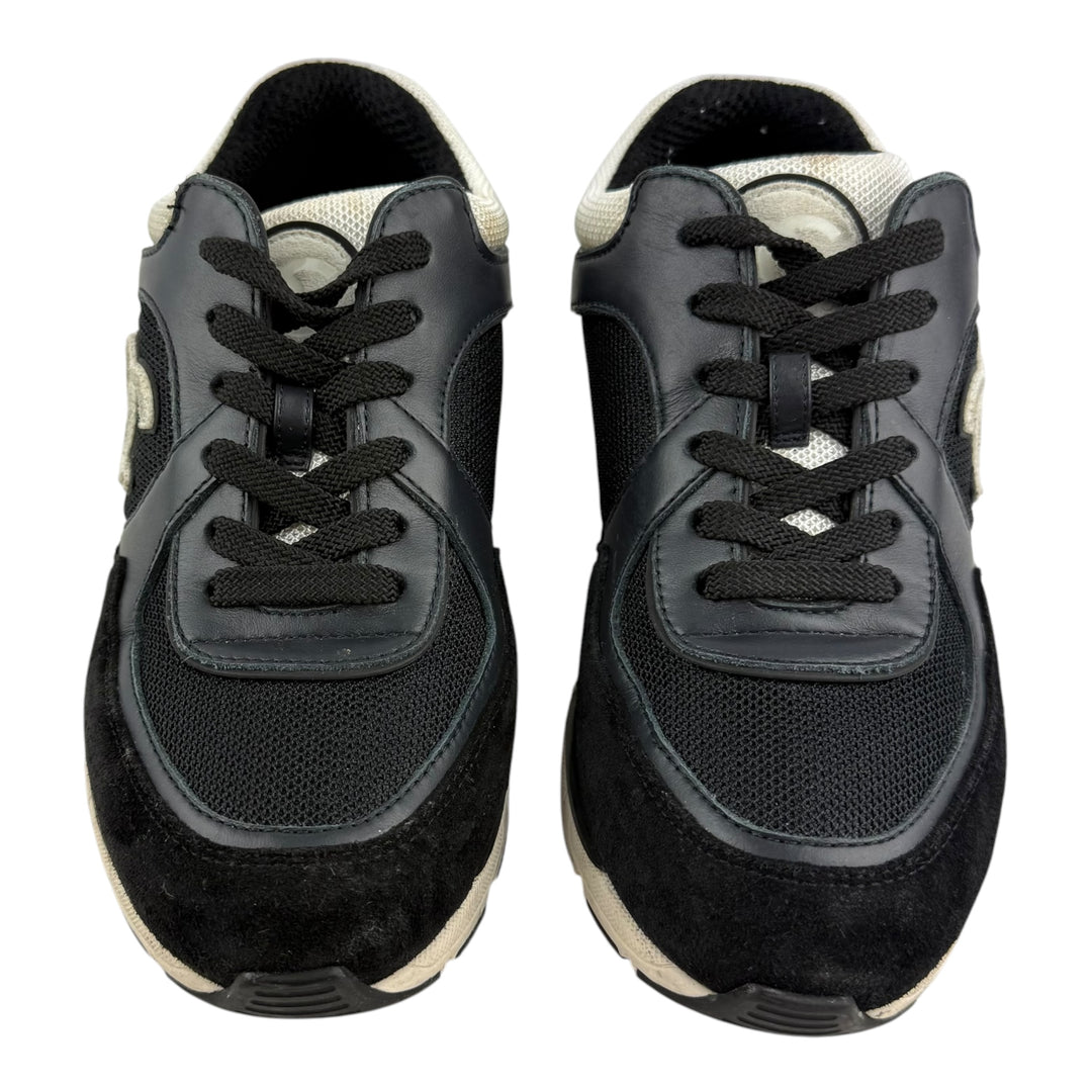 Chanel CC Runner Trainers Black/White UK 3 / EU 36