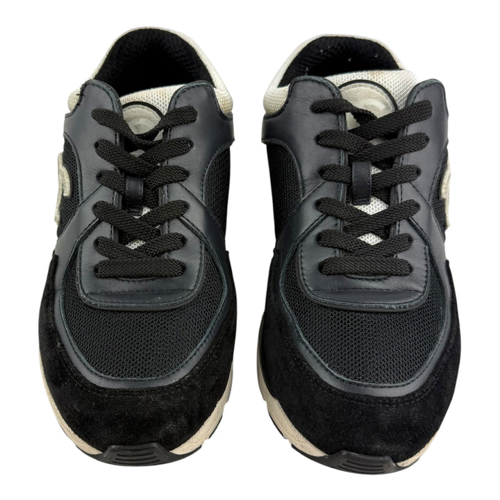 Chanel CC Runner Trainers Black/White UK 3 / EU 36