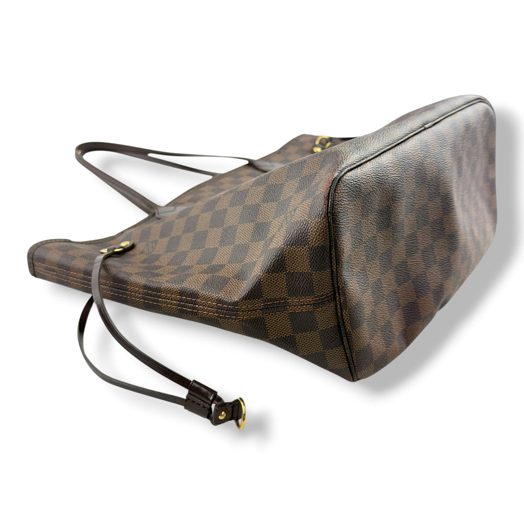 Louis Vuitton Brown Damier Neverfull MM Handbag