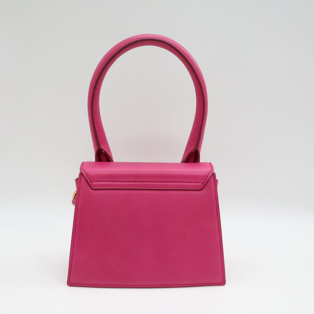 Jacquemus Le Chiquito Medium Pink Moyen Crossbody Handbag