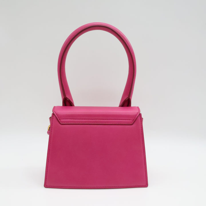 Jacquemus Le Chiquito Medium Pink Moyen Crossbody Handbag
