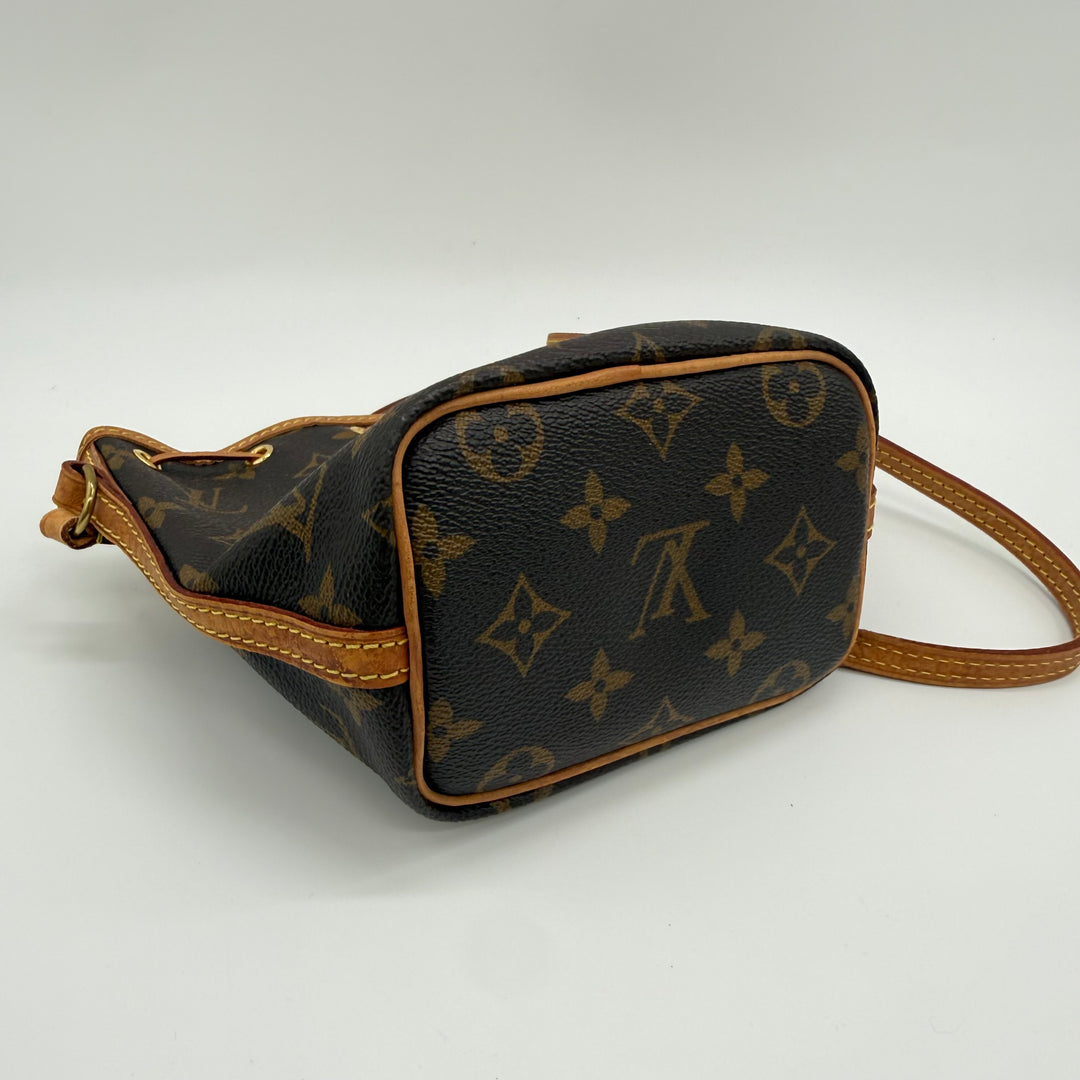 Louis Vuitton Nano Noe Brown Monogram Handbag