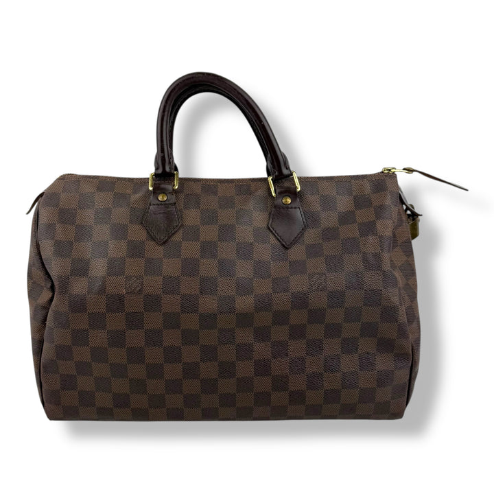 Louis Vuitton Speedy 35 Brown Damier Handbag