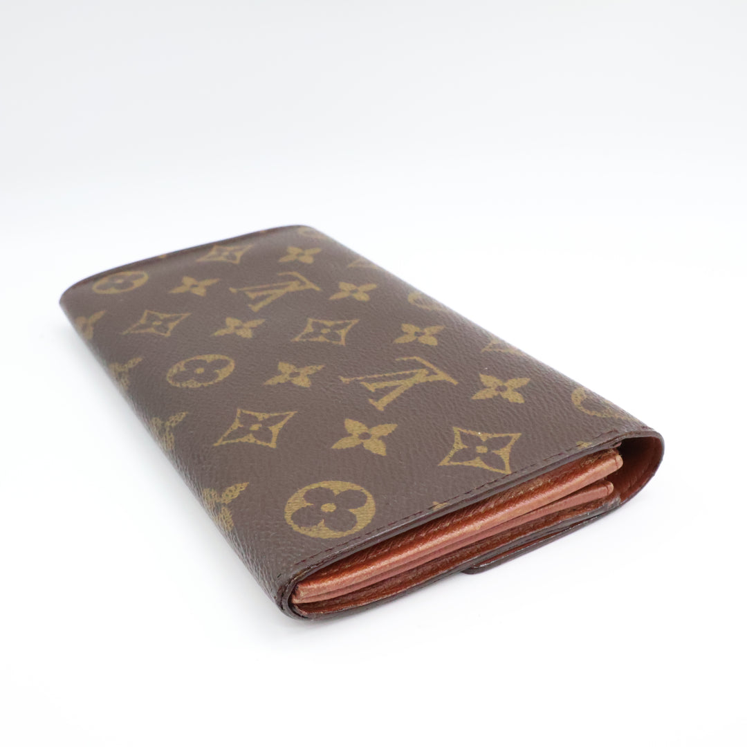 Louis Vuitton Vintage Sarah Brown Monogram Femme Wallet 8593