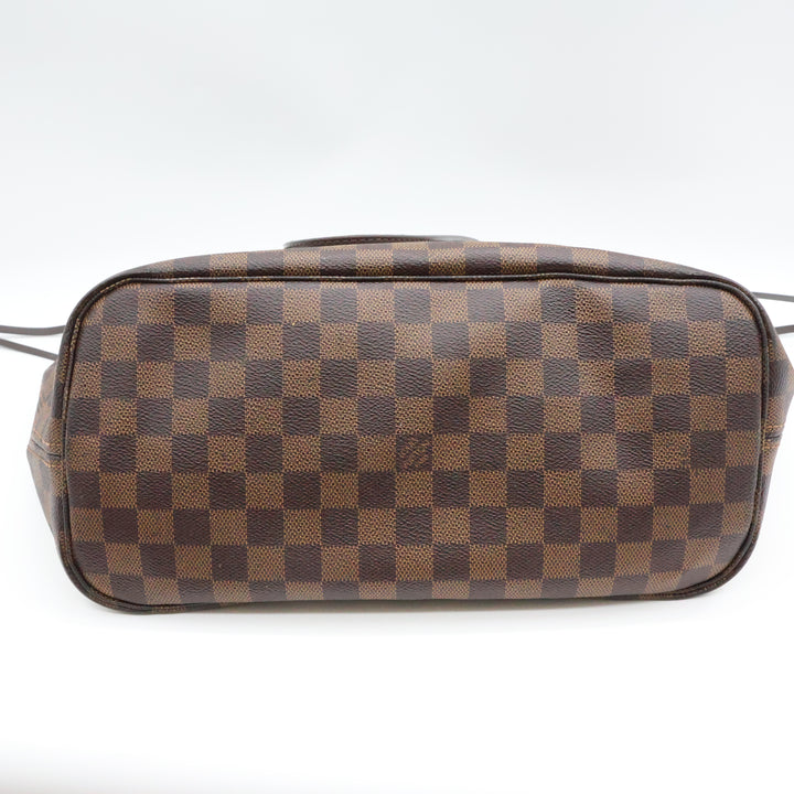 Louis Vuitton Brown Damier Neverfull MM Handbag