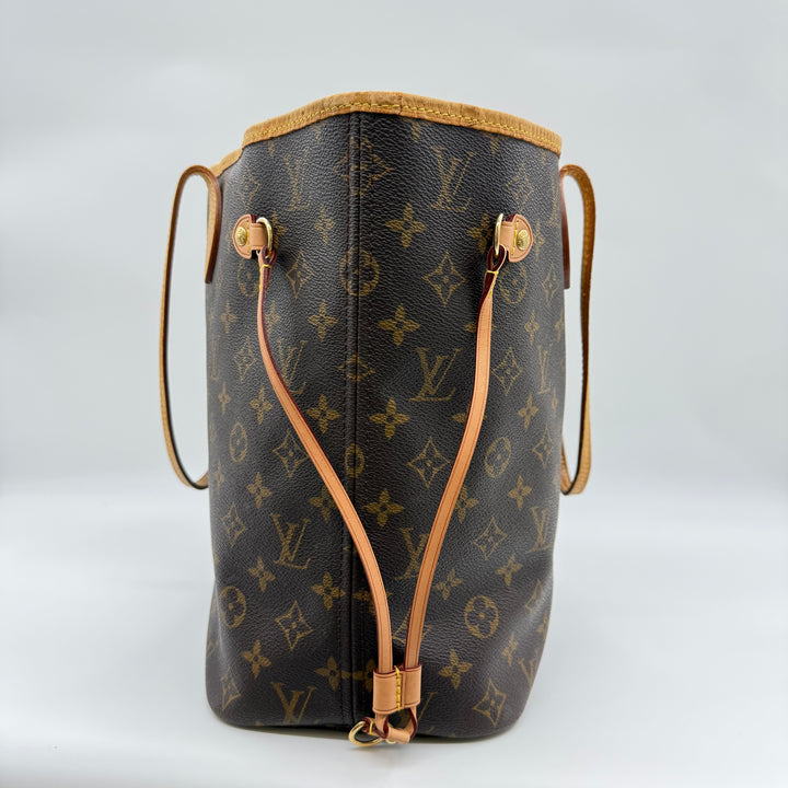 Louis Vuitton Brown Monogram Neverfull MM Handbag