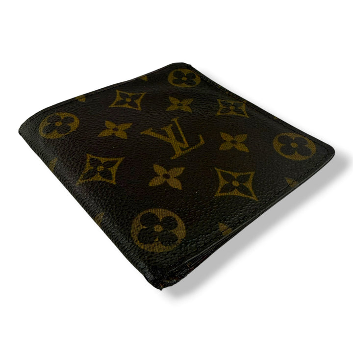 Louis Vuitton Vintage Bifold Brown Monogram Wallet 7761