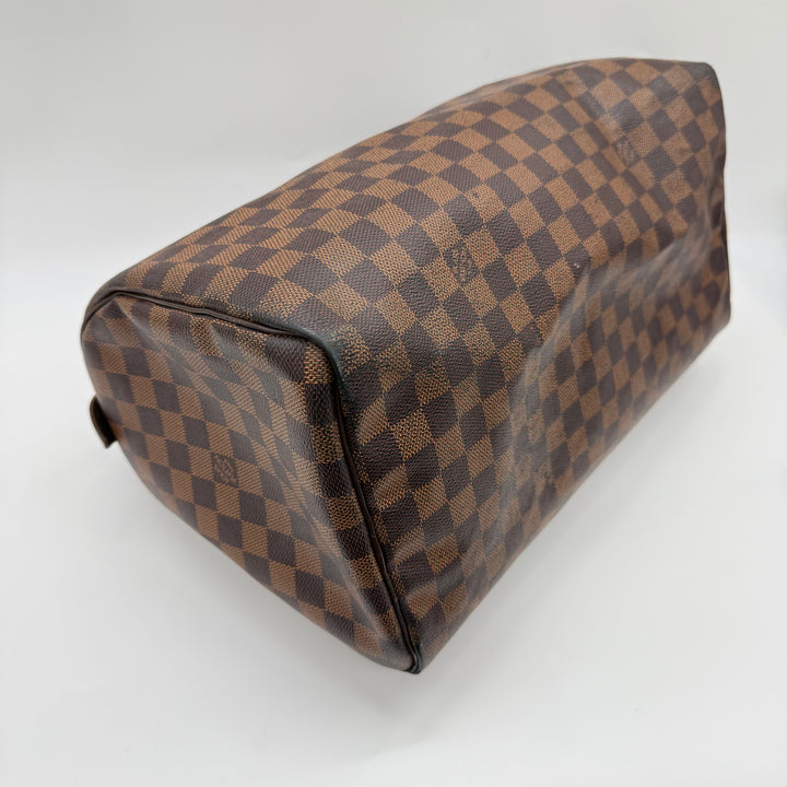 Louis Vuitton Speedy 35 Brown Damier Handbag