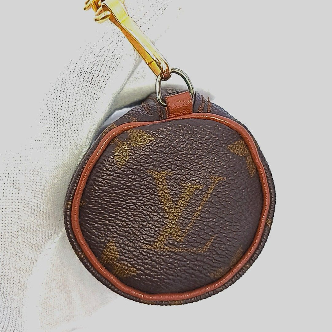Louis Vuitton Vintage Brown Monogram Mini Papillon Pouch