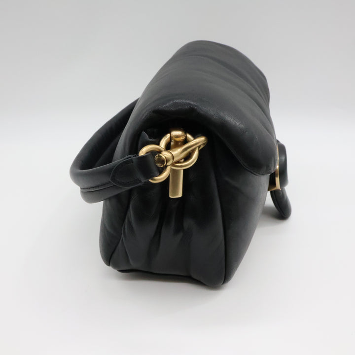 Coach Pillow Tabby 26 Black Leather Handbag