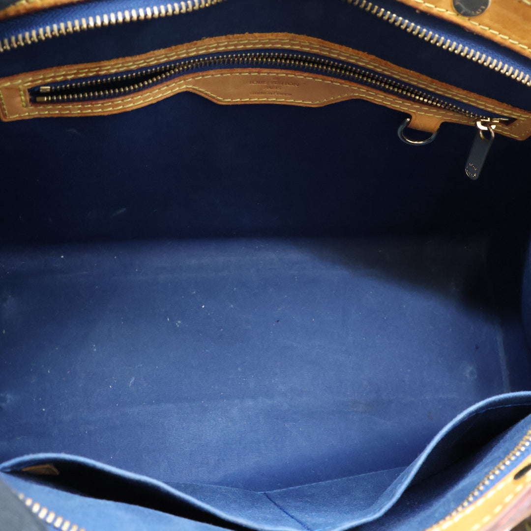 Louis Vuitton Brea MM Sea Green Vernis Patent Leather Handbag