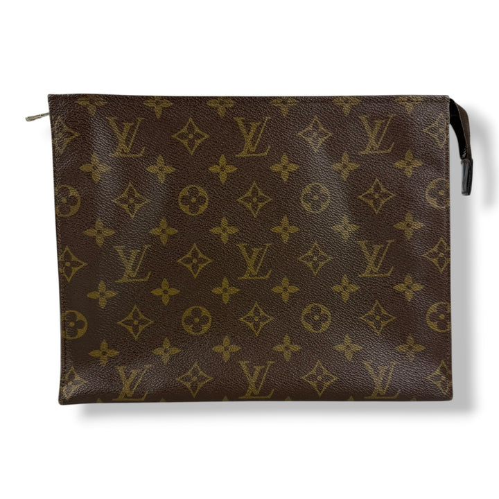 Louis Vuitton Vintage Brown Monogram Toiletry Pouch 26 Bag