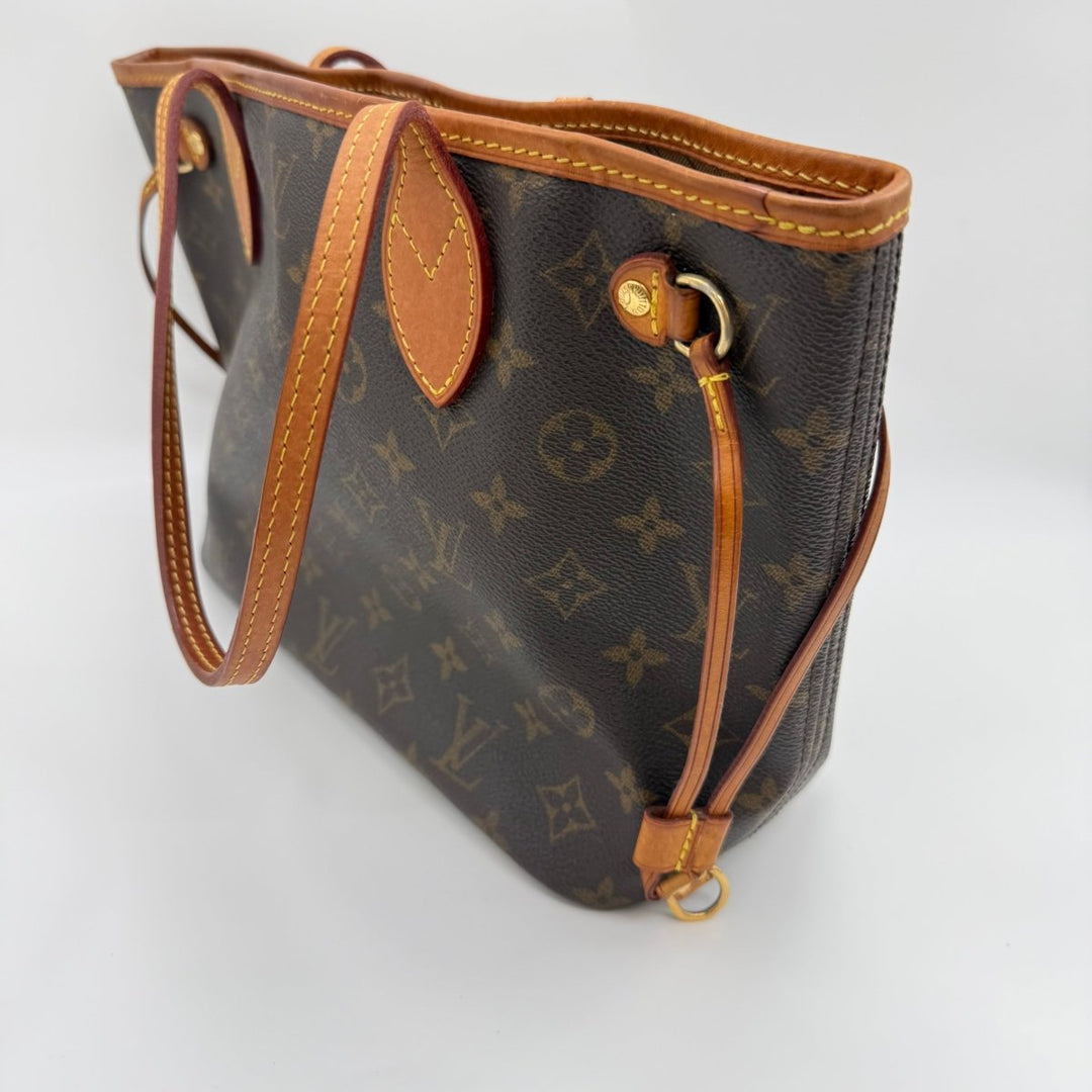 Louis Vuitton Brown Monogram Neverfull PM Handbag