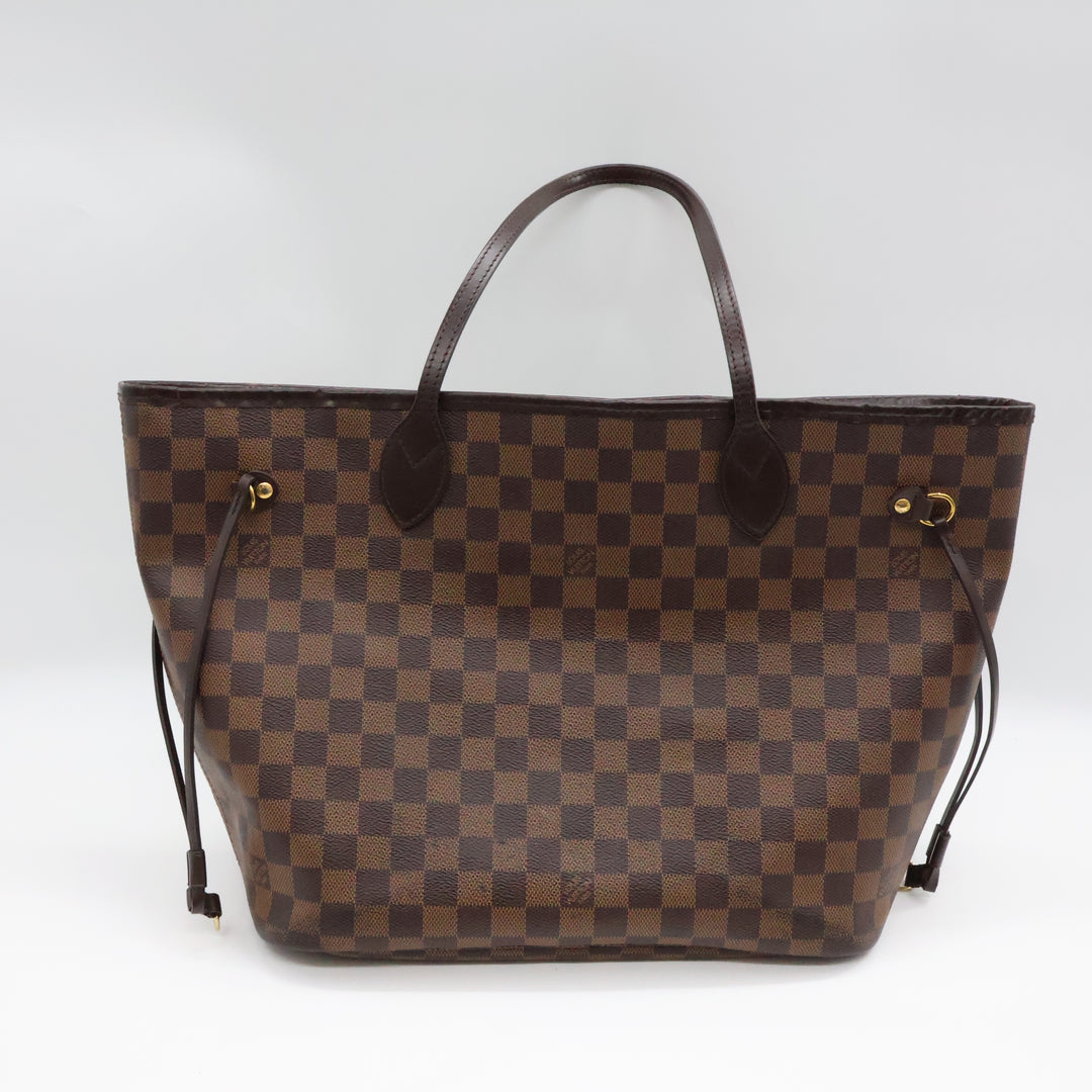Louis Vuitton Brown Damier Neverfull MM Handbag