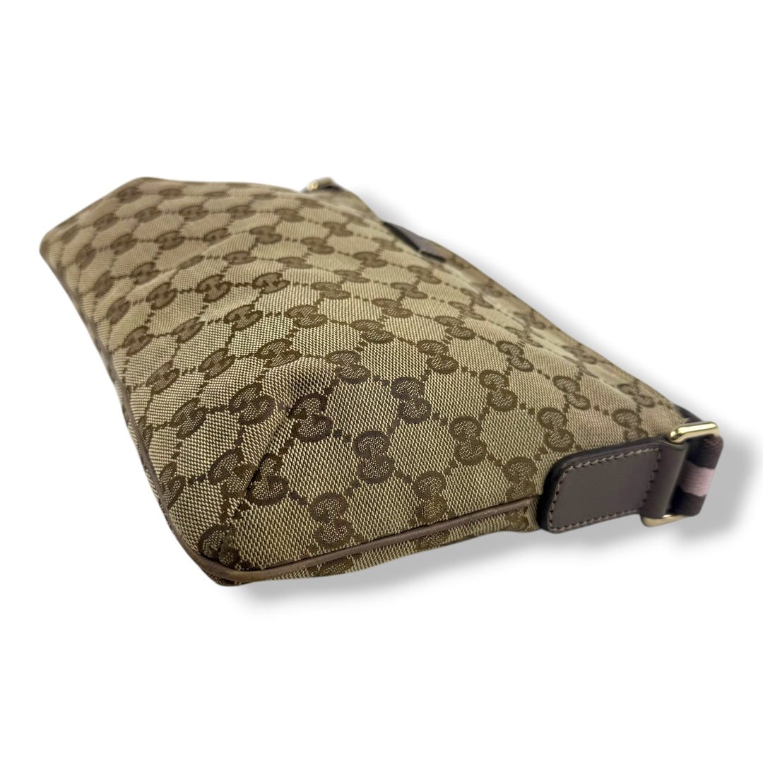 Gucci GG Beige Monogram Crossbody Bag