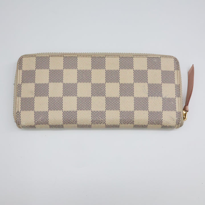 Louis Vuitton Clemence Damier Azur Femme Wallet