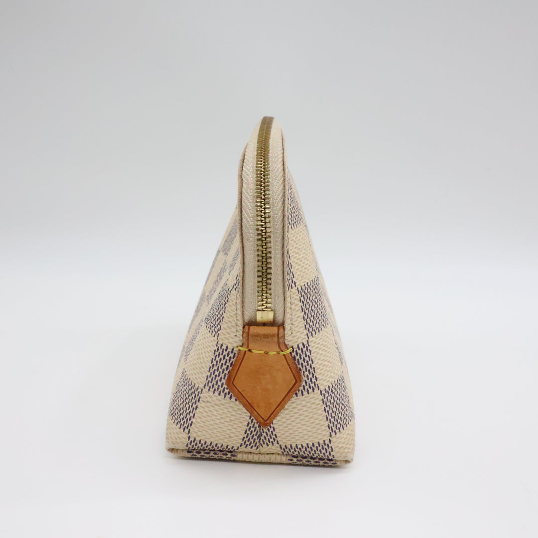 Louis Vuitton Damier Azur Travel Cosmetic PM Pouch
