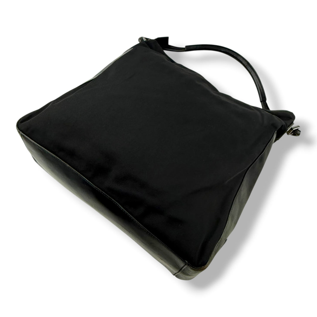 Gucci GG Monogram Black Hobo Shoulder Bag