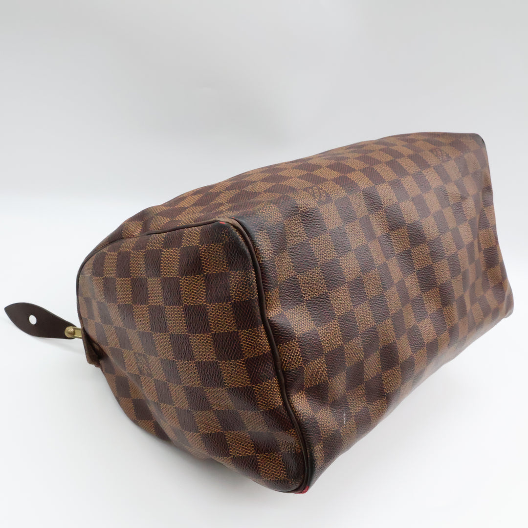 Louis Vuitton Speedy 30 Brown Damier Ebene Handbag