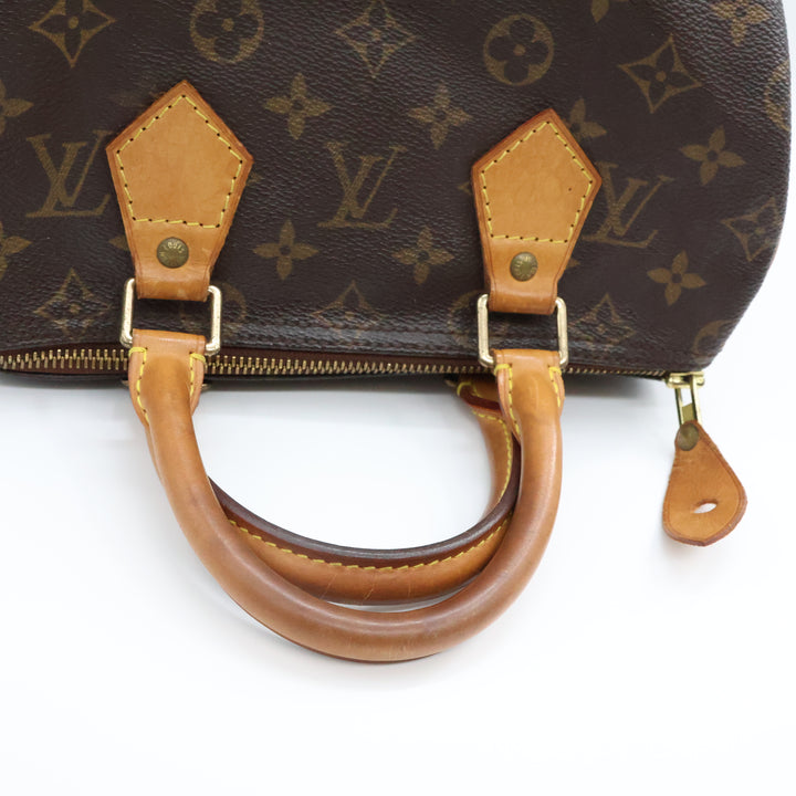 Louis Vuitton Vintage Brown Monogram Speedy 25 Handbag