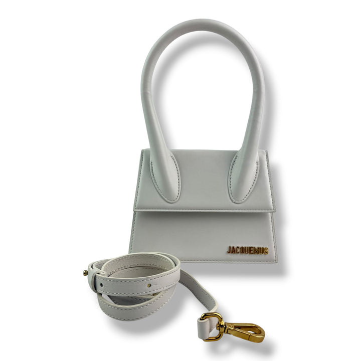 Jacquemus Le Chiquito Medium White Moyen Crossbody Handbag