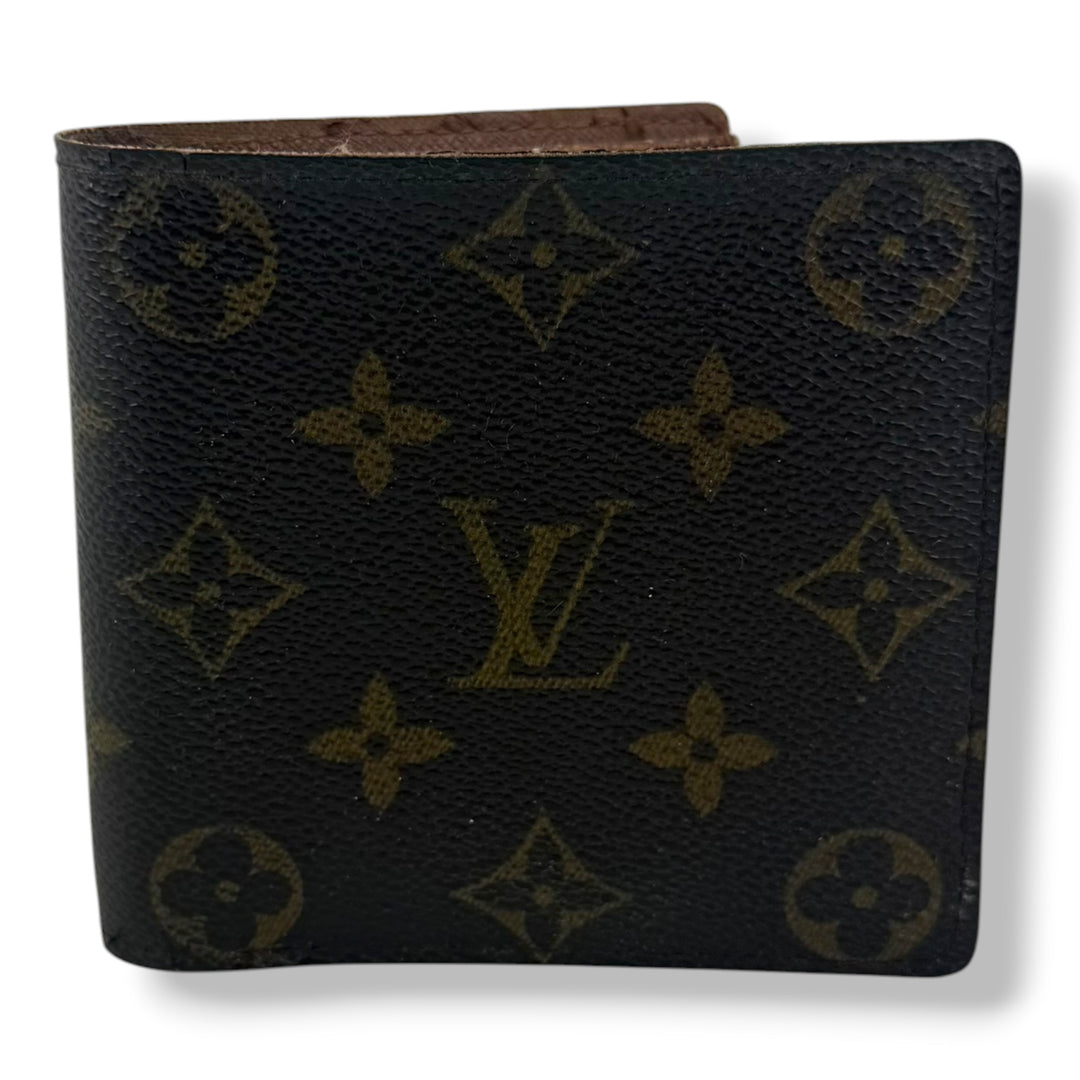 Louis Vuitton Vintage Bifold Brown Monogram Wallet 7762